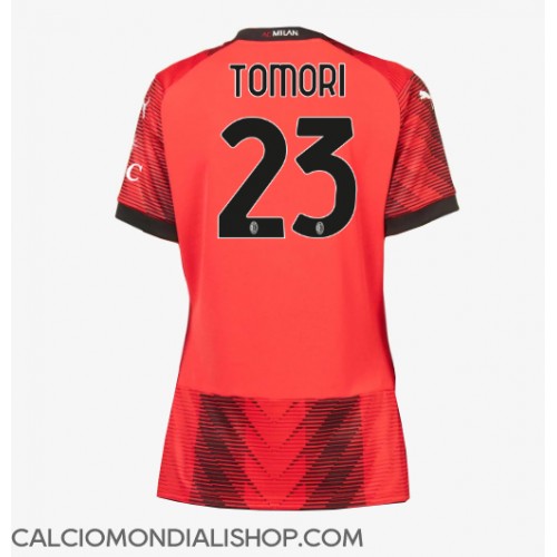 Maglie da calcio AC Milan Fikayo Tomori #23 Prima Maglia Femminile 2023-24 Manica Corta